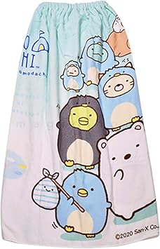 Amazon プール タオル ラップタオル 90cm 子供 巻きタオル ブランド キッズ お着換えタオル 女の子 水泳 子ども スイミング すみっコぐらし サンリオ かわいい ブルー Mint 90cm Magic Hour Swim Wear スポーツタオル