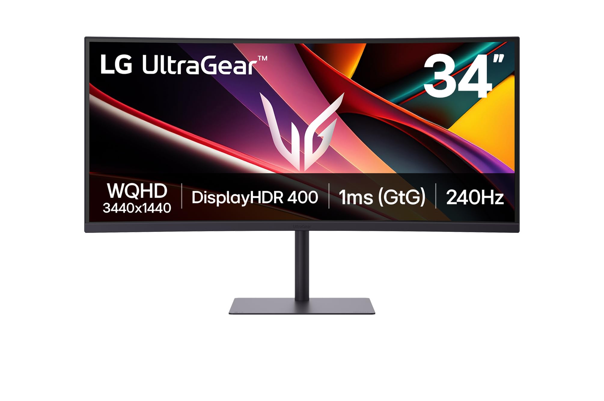 LG UltraGear G6 34G630A-B Gaming Monitor | 34 inch UWQHD, Black