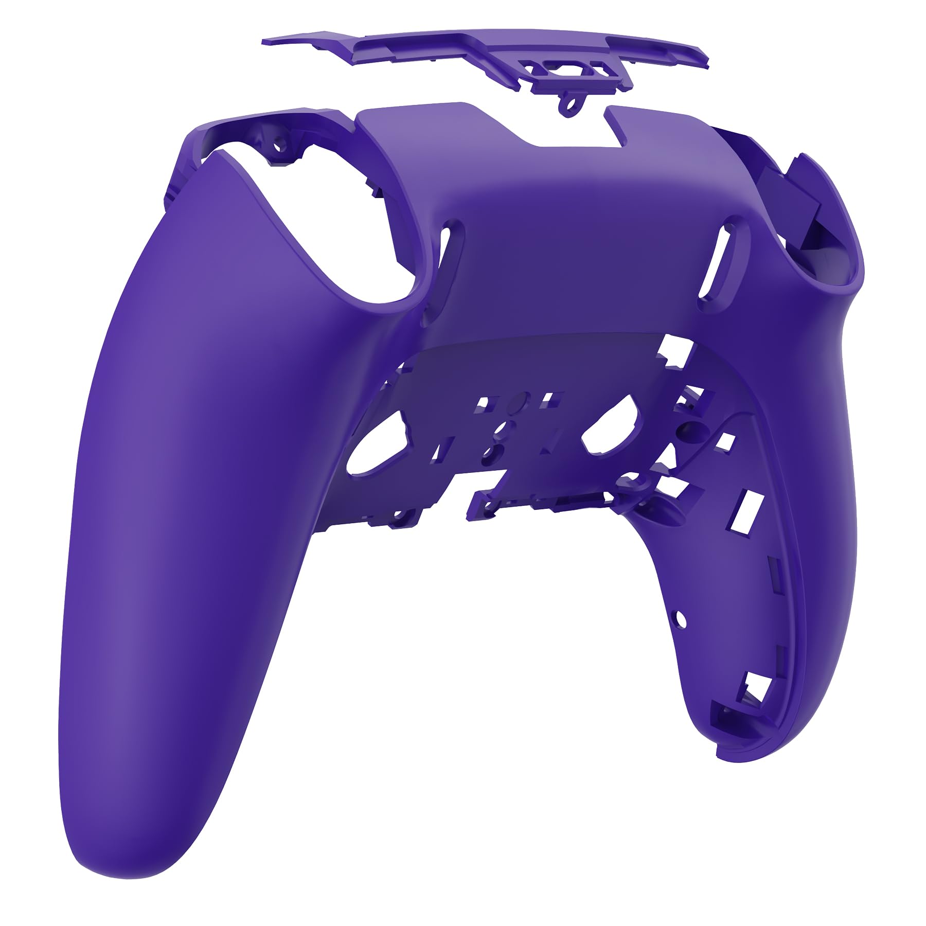 eXtremeRate Custom Back Plate Bottom Shell Compatible with ps5 Edge Controller, Purple DIY Replacement Back Shell Cover Compatible with ps5 Edge Controller