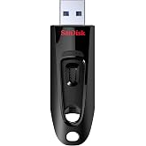 SANDISK 1TB Ultra, USB-A Flash Drive, Up to 130MB/s Read Speeds | USB Flash Drive, For Laptops, Computers, Desktops, Up to 10X Faster than standard USB 2.0 drives, Retractable Design - Black