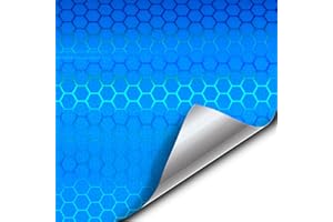 VViViD Bio HEX+ Air-Tint Headlight Vinyl Roll (12" x 60", Micro Blue)