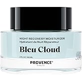 Provence Beauty Bleu Cloud Night Moisturizer – Hydrating Night Cream for Face, Anti-Aging Nighttime Moisturizer for All Skin Types 2Fl Oz