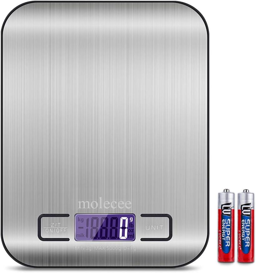 Amazon Com Kitchen Food Scale Digital Weight Stainless Steel