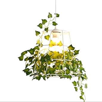 LEDMOMO Vogelkäfig Pendelleuchte Moderne Pflanzen Hängelampe für Bar