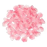 LadayPoa 100pcs Light Pink Glass Bellflower Beads for Jewelry Making, 12mm Diameter, 8mm High, 1.3mm Hole, Trumpet Flower Beads for DIY Bracelets, Necklaces, Earrings