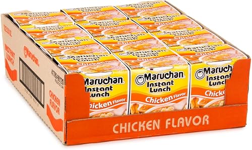 Maruchan almuerzo instantáneo sabor pollo, 2.25 onzas, paquete de 12 — Comidas rápidas