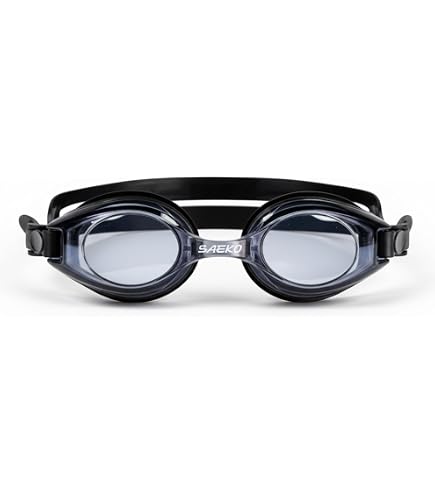 Krafty Eye Glasses SavCo Optical Farsighted Swim Goggles (+7.0 Black) (for Kids, Teen & Adults) : Sports & Outdoors