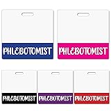 Besoar 5 Pack Phlebotomist Badge Buddy Card Holder