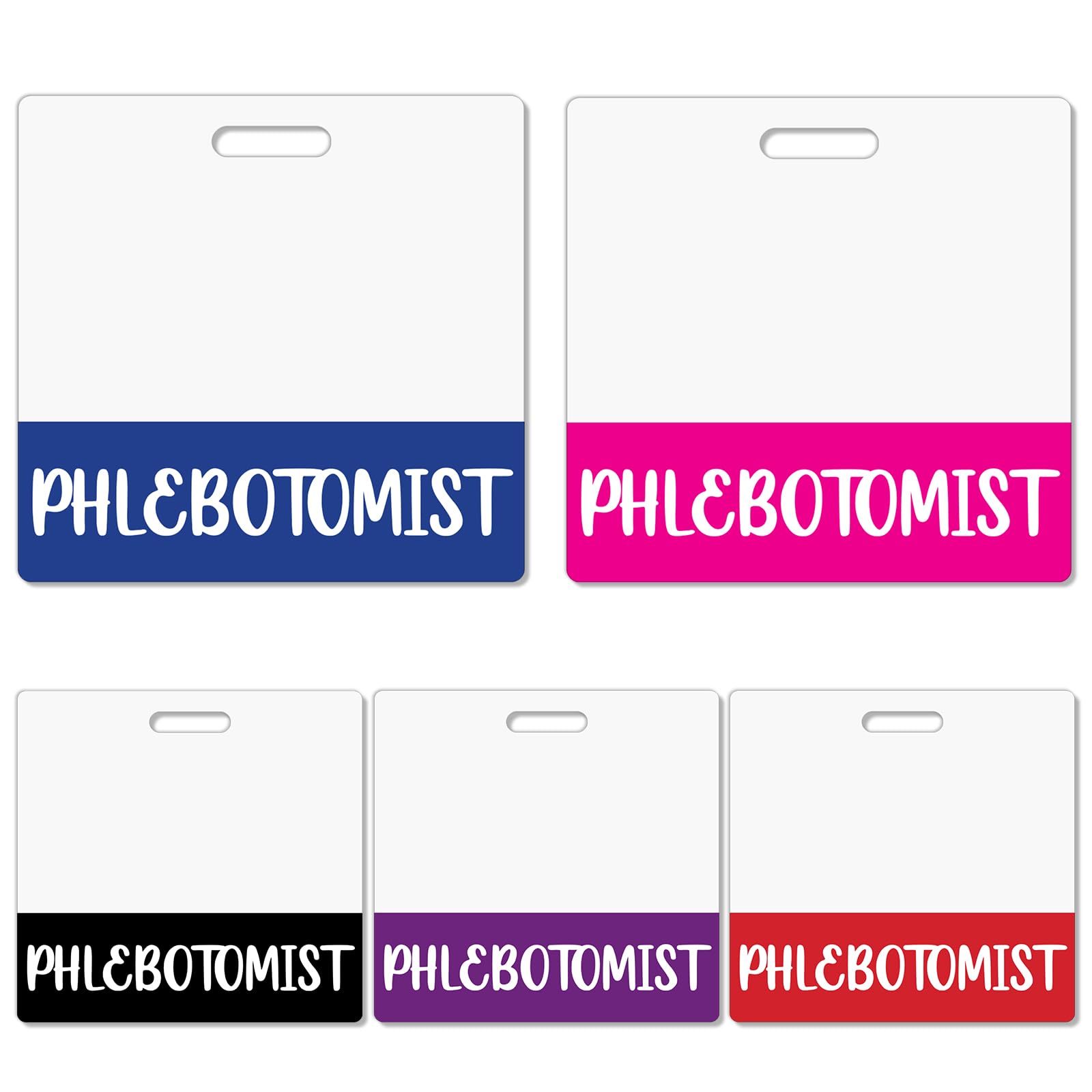 Besoar 5 Pack Phlebotomist Badge Buddy Card Holder