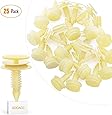 GOOACC 25 Front Door Trim Panel Retainers Clips Replaces for GM 10153057 Chevy Buick GMC Jimmy Pontiac Grand Prix 8mm Hole - 25pcs