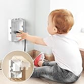 EUDEMON 1 Pack Updated Baby Safety Electrical Outlet Cover Box Childproof Plug Cover - More Space for Large Plugs Easy to Ins