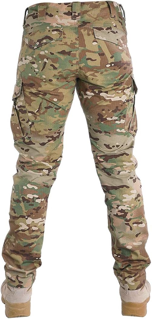 IDOGEAR GL Tactical Pants Multicam Combat Pants for Airsoft Military Hunting Paintball Outdoor Sports Slim Fit Style: Clothing