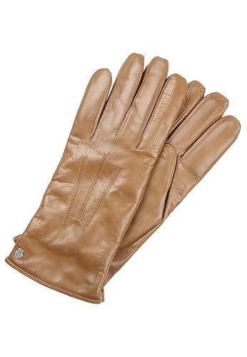 ROECKL KLASSIKER WOLLE - Damen Fingerhandschuh - camel Gr. 8