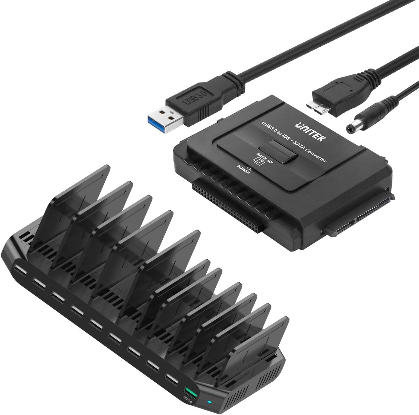 [Bundle] Unitek USB 3.0 to IDE/SATA Converter External Hard