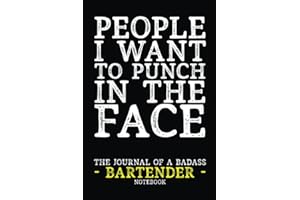 Bartender Lined Journal Notebook: Bartender Gifts Blank Lined │Funny Bartender Journal Gag Gift for Work | Coworkers Boss Men Women for Birthday ... etc.│Blank Writing Note Pad │ Planer worker