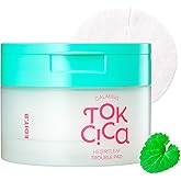 EDIT.B Calming Tok Cica Heartleaf Trouble Pads, Cooling & Hydrating Facial Toner Pads for Sensitive Skin, Mild Exfoliating & Soothing, Easy-Split for Multi-Use, Daily Korean Skin Care (70 Sheets)