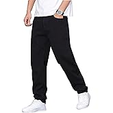 QGRSWBC Mens Jeans Regual Fit Y2K Denim Pants Hip hop Streetwear Trousers