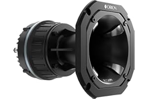 ORION HCCA4DK High Performance 4” Compression Driver Kit with Horn – 2000W Max, 500W RMS, 8 Ohm, Titanium Diaphragm, ALR Voic