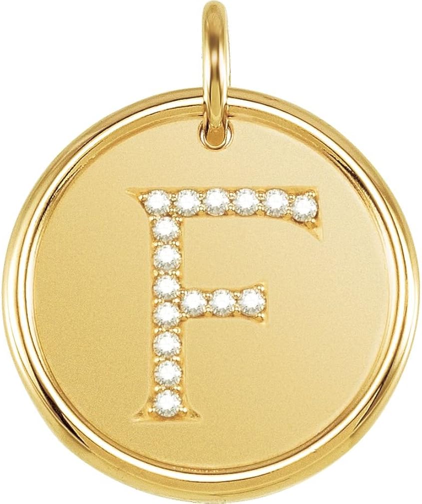 The Men's Jewelry Store (for HER) Diamond Initial F Pendant