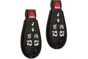 SUPALAND Keyless Entry Remote Control Key Fob FOBIK Replacement Fits for Dodge Grand Caravan 2008-2020 Chrysler Town Country Volkswagen Routan IYZ-C01C M3N5WY783X