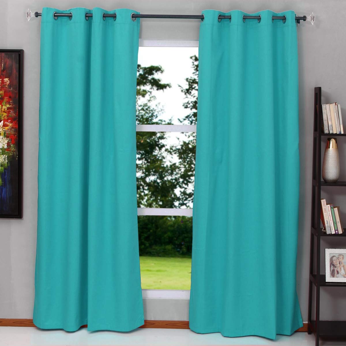 Buy Home Centre Colour Connect Blackout Door Curtain Set Of 2