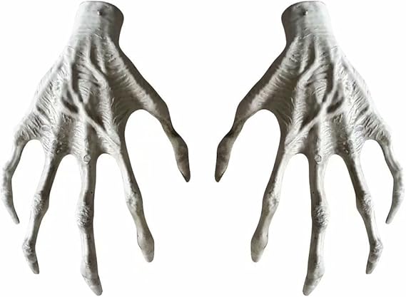 Amazon Co Jp Burning Go ドクロ 巫女 手 スケルトン ハロウィン 飾り インテリア ホラー グッズ お店飾り ゾンビの手 コスプレ 服 ファッション小物