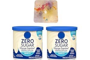 Zero Sugar Frosting - Keto Frosting - Low Carb Frosting - Vanilla Frosting Bundle Zero Sugar Icing (2 Items) + a one of a kin