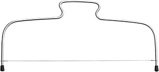 Kaiser Classic Tortenschneider 39,5 x 20,5 cm, Kuchenschneider, Tortenbodenschneider mit höhenverstellbarem Schneidedraht, Edelstahl, Gummifüße