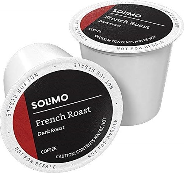 AMAZON BRAND – SOLIMO DARK ROAST COFFEE PODS,...
