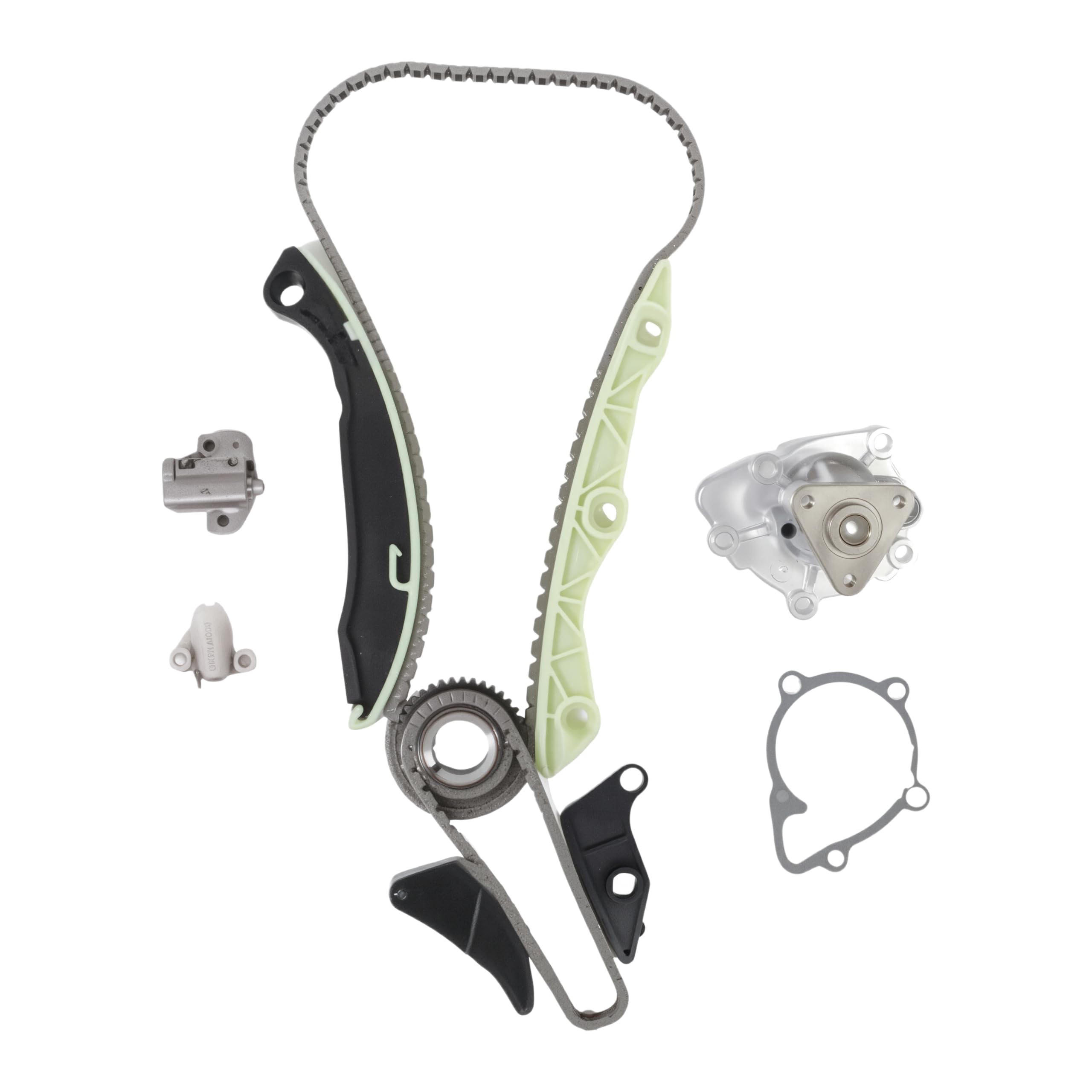 Photo 1 of 2.4 Timing Chain Kit W/Water Pump AW6038 FITS FOR 11-14 200 & 07-10 Sebring, FOR 08-14 Avenger & 07-12 Caliber & 09-17 Journey, FOR 07-17 Compass, 07-17 Patriot 2.4L L4 GAS DOHC #Replace TK167 TS1181