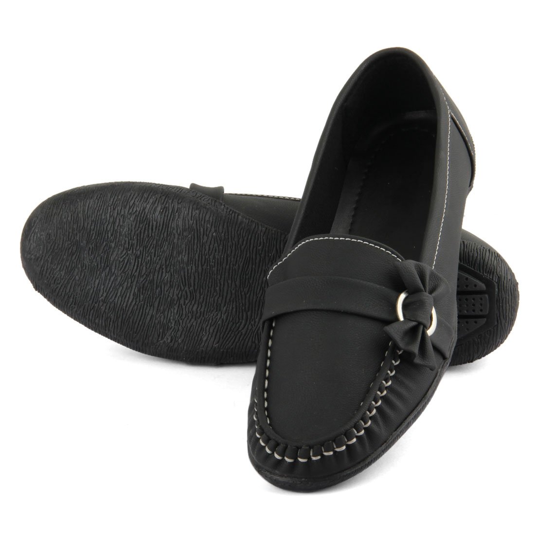 tashi women's leather loafers (eu 36,red)