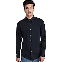 Amazon.com: Theory Men's Sylvain Good Cotton Shirt, Black, XS : Clothing,  Shoes & Jewelry