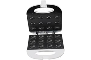 FAUOSWUK Nut Waffle Bread Machine, 12pcs Capacity Double Sided Non Stick Adjustable Temperature Electric Waffle Maker, Anti S
