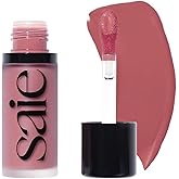 Saie Dew Liquid Blush for Cheeks - Hydrating Cream Blush Stick with a Blendable + Buildable Formula - Skincare Infused Dewy Cheek Tint for a Natural Flush - Glowy Makeup Essential - Chilly (.40 oz)