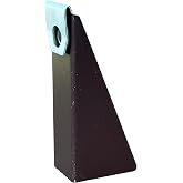 (10 Pack) 5 inch Brown Gutter Wedge - For Angled Fascia 3/12 through 5/12 Roof Pitch