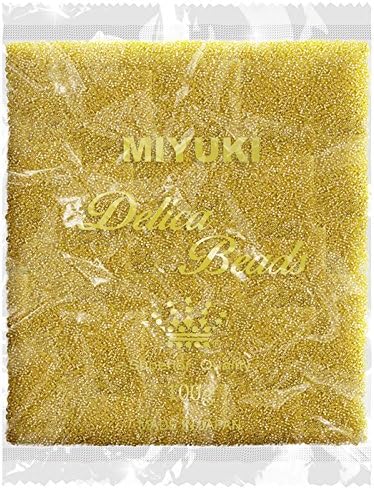 Miyuki Delicas Wholesale 11/0 Sparkling Lined Topaz 100g DB911