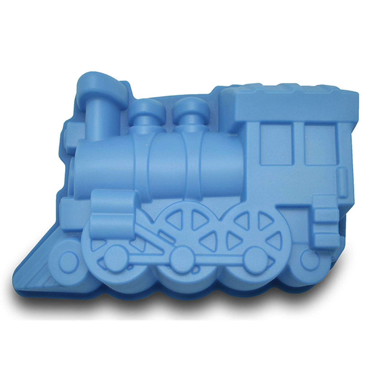 JasCherry Big Train Shaped Silicone Moulds Non Stick Baking Bakeware Mold for Cake, Large Jelly, Loaf, Cheesecake, Bread #4