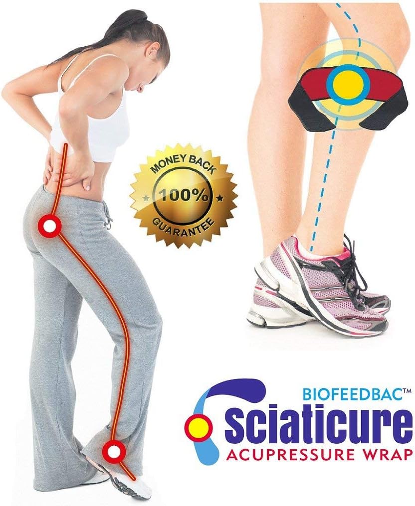 VYTALIVING Biofeedbac Sciaticure Acupressure Wrap - As Seen in Press - Joint Pain Relief- Pain Relief - Sciaticure Acupressure Wrap for Sciatica Pain Relief One Size Fits All - Pacemaker Friendly - Image 4