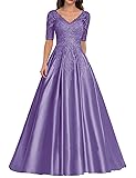 Mother of The Bride Dresses V Neck Long Formal