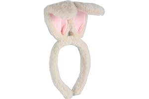 Yofuhope Bunny Ears Headband,Easter Plush Easter Rabbit Ears,Bunny Cosplay Costume Accessories for Kids and Adults