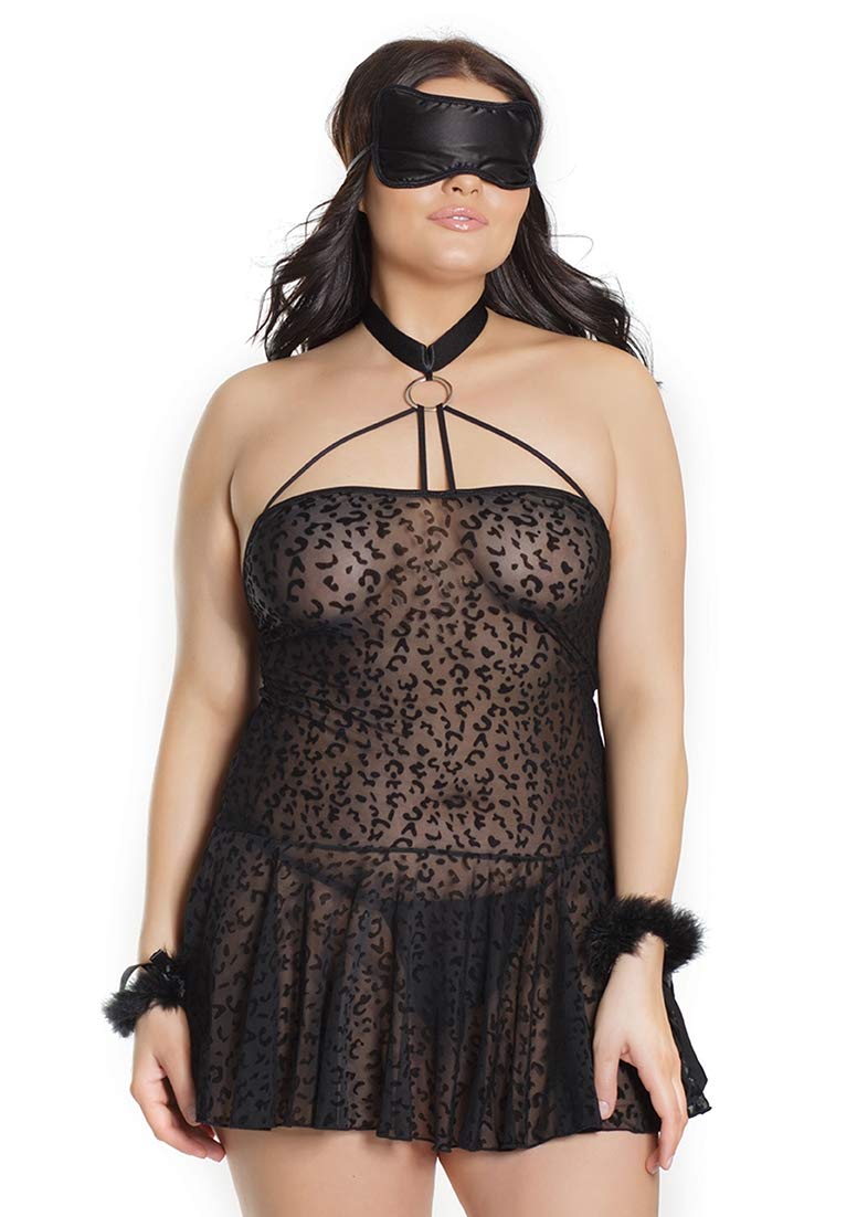 Coquette - Lingerie - Babydoll Womens One Size Black