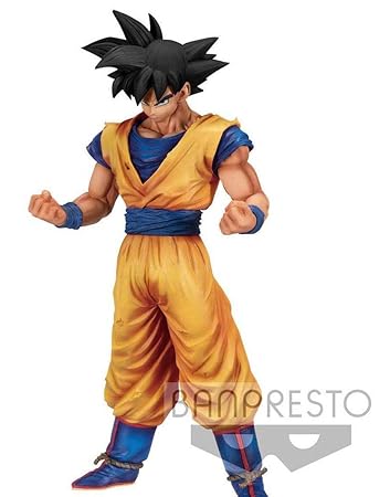 BANPRESTO 604723 Scultures Dragon Ball Z, grandista ros- Goku Action Figur, 28 cm