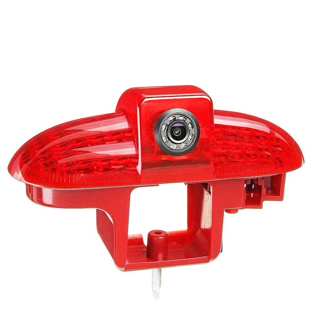 Dynavsal VW7216-GE HD IR Night Vision Reverse Camera Car Third Roof Top Mount Brake Light Rear View Backup Camera Replacement for Opel Vivaro Combi/Vauxhall/Renault Trafic/FIAT Talento/Primastar