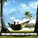 Yes4All Lightweight Double Camping Hammock with Carry Bag – Nylon Parachute Hammock / Lightweight Portable Hammock for Camping, Hiking (Camouflage)