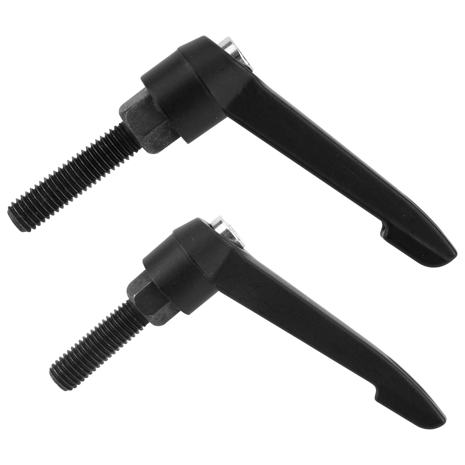 NQEUEPN 2pcs Exercise Bike Seat & Handlebars Slide Adjustment Handles Bar Extender, Alloy L-Handle Exercise Bike Parts Accessories Compatible with Peloton Original Bike & Bike+ Replacement