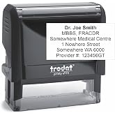 Stamp Hub Personalized Return Address Stamp - Rubber Stamp (Extra Large) | Easy-to-Read Imprint, Crisp Impressions, Built-In Self-Inking Mechanism, Replaceable Ink Pad, High-Volume Mailing