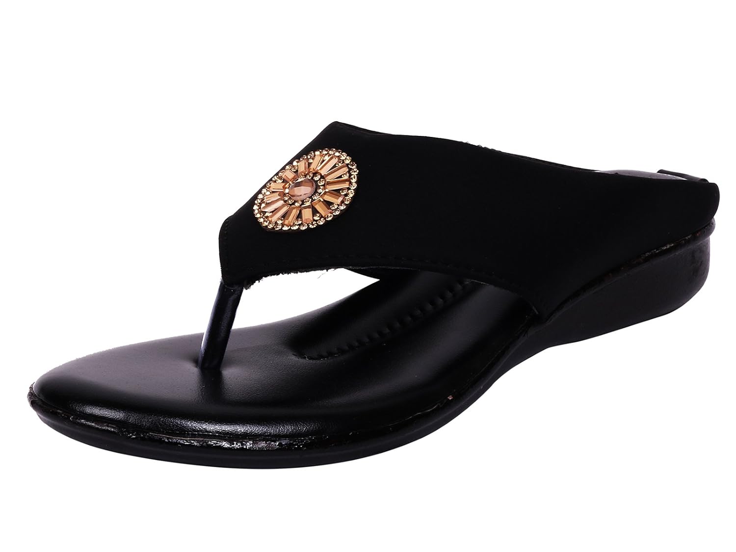 footshez new arrival best hot selling women's black casual flats low price sale