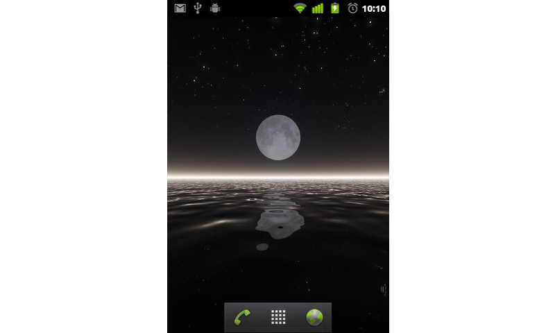 Ocean live wallpaper Ocean Moon ( live theme live android live background live ocean live desktop live water live liquid )