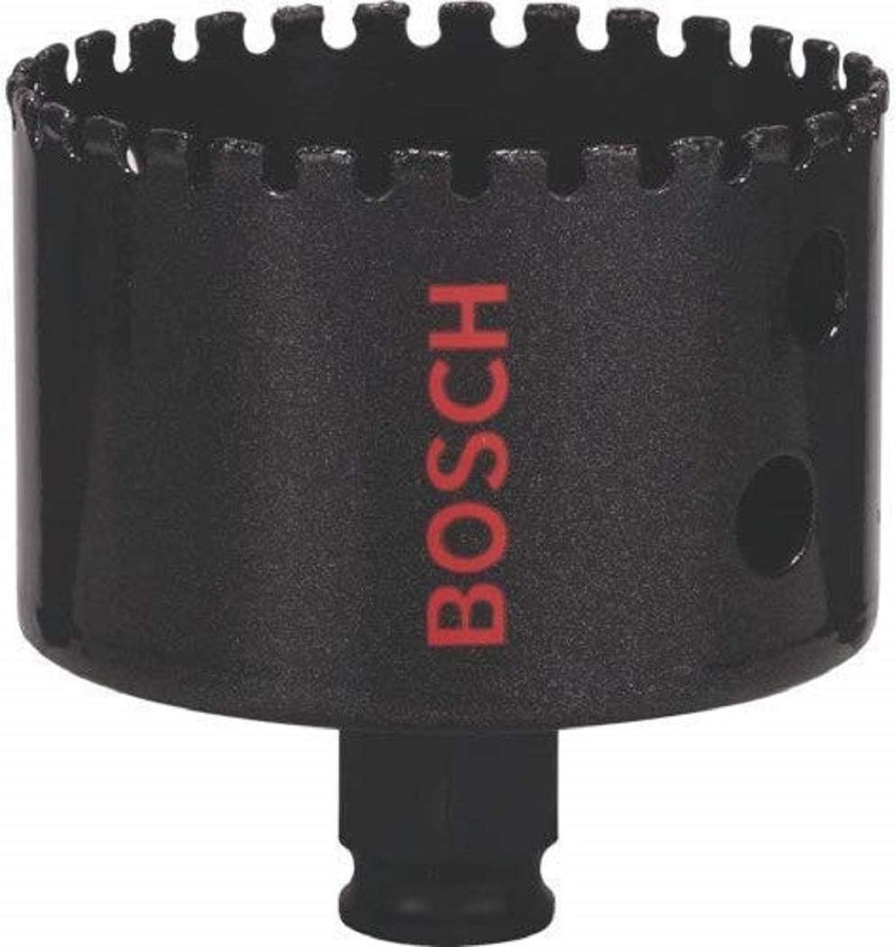 Bosch Professional 1x Diamond Hole Saw for Hard Ceramics (for Stone Tiles, diameter 68 mm, Accessories for Impact Drills)