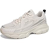 BAASPLOA Women's Chunky Fashion Sneakers Casual Sports Shoes Mesh Breathable Athletic Gym Workout Tennis Shoe Platform Thick Walking Shoes